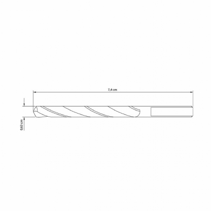 Broca Piloto 1/4 75mm Para Serra Copo - Tramontina