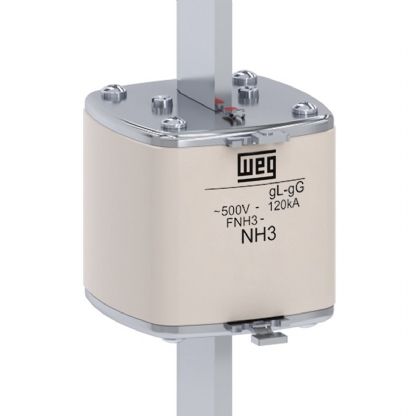 Fusível Nh Retardado T-3 630A 500Vca 120Ka FNH3-630U - WEG