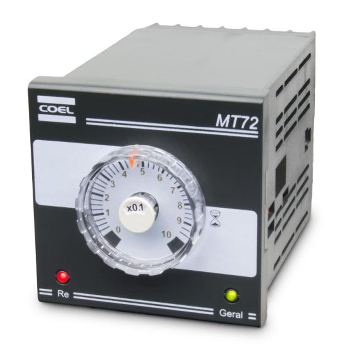 Relé Temporizador Analógico Retardo/Pulso Energização 0-60Seg/Min 1 Spdt (1Naf) 100-240V MT72W-R-GN-P Coel