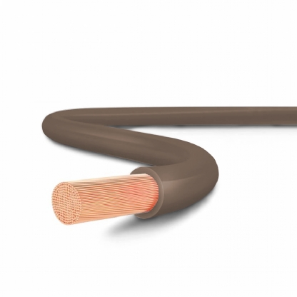 Cabo Flexível 750V PVC 1,50mm Marrom 100 Metros - Cobrecom