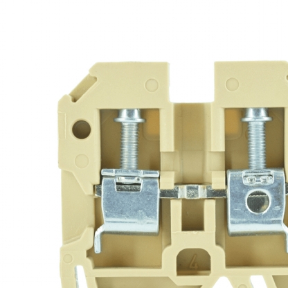 Conector Borne Passagem 2 Conexões 4,00mm 800V Bege SAK 4 EN PA - Conexel