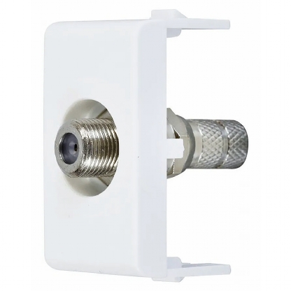 Módulo Tomada Antena TV Coaxial Lunare Branco Polar - Schneider Electric