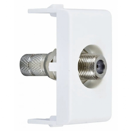 Módulo Tomada Antena TV Coaxial Lunare Branco Polar - Schneider Electric