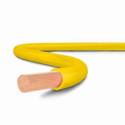 Cabo Flexível 750V PVC 6,00mm Amarelo 100 Metros - Sil