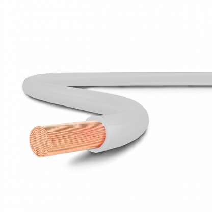 Cabo Flexível 750V PVC 6,00mm Branco 100 Metros - Sil