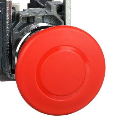 Botão Comutador Empurrar/Puxar Soco 40mm 1Na+1Nf 22mm Vermelho XB4BT845 - Schneider Electric