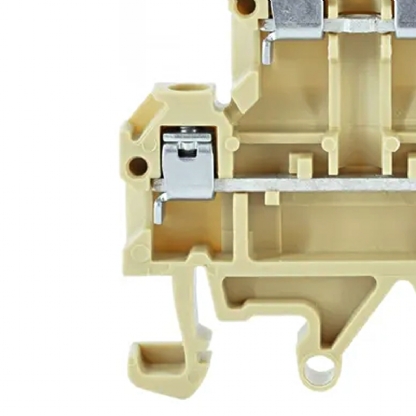 Conector Borne Passagem Duplo 4 Conexões 4,00mm 380V Bege DK4 EM - Conexel