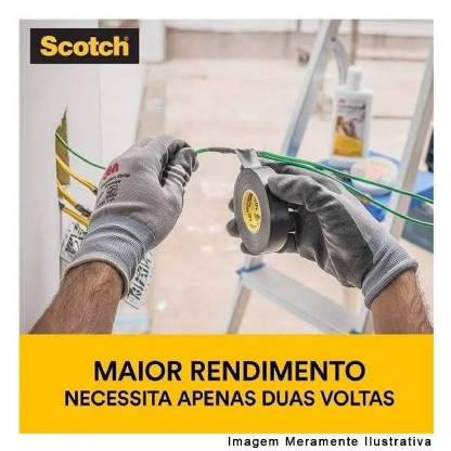 Fita Isolante Colorida 19mm 20 Metros Branco Scotch 35+ HB004482517 - 3M Do Brasil