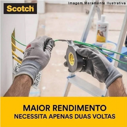Fita Isolante Colorida 19mm 20 Metros Violeta Scotch 35+ H0001905191 - 3M Do Brasil