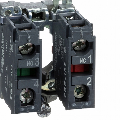 Bloco Contato Auxiliar Para Botão 1Na+1Nf Com Corpo Fixação ZB4BZ105 - Schneider Electric