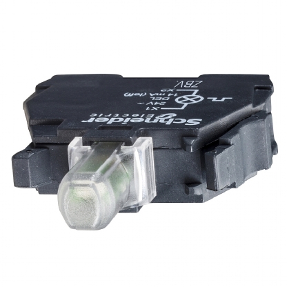 Elemento Soquete Com Led Integrado Xb5 48-120Vca Branco ZBVG1 - Schneider Electric