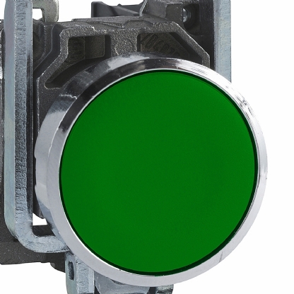 Botão Comando Impulso Faceado Red Retorno 22mm Metálico Verde 1Na XB4BA31 - Schneider Electric