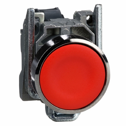 Botão Comutador Normal Impulso 1Nf 22mm Vermelho XB4BA42 - Schneider Electric