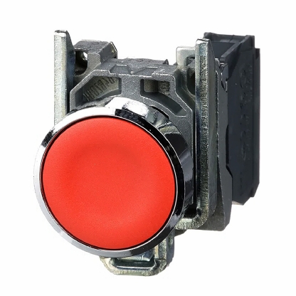 Botão Comutador Normal Impulso 1Nf 22mm Vermelho XB4BA42 - Schneider Electric