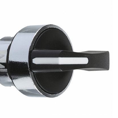 Frontal Metálico Comutador 3 Posições Manopla Longa Com Retenção 22,5mm ZB4BJ3 - Schneider Electric