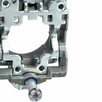 Base Metálica Fixação Para Bloco Contator ZB4BZ009 - Schneider Electric