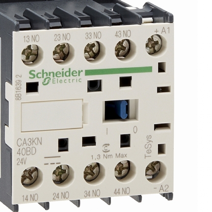 Contator Auxiliar 10A 24Vcc 4Na CA3KN40BD - Schneider Electric
