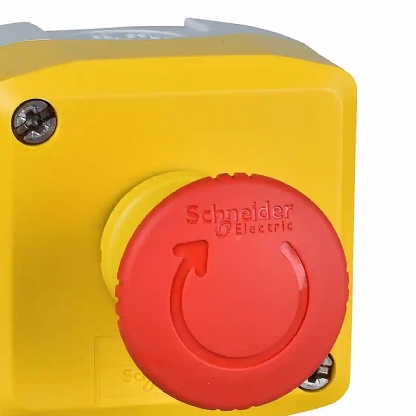 Botoeira Mural Ação Brusca 1 Botão Soco 2Nf Girar Para Destravar XALK178F - Schneider Electric