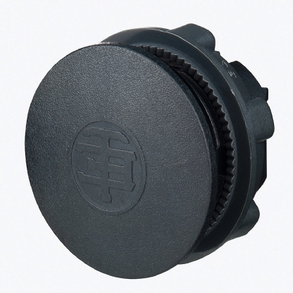 Obturador Redondo 22mm Plástico Preto Faceado Ip66/Ip67/Ip69/Ip69K ZB5SZ3 Schneider Electric