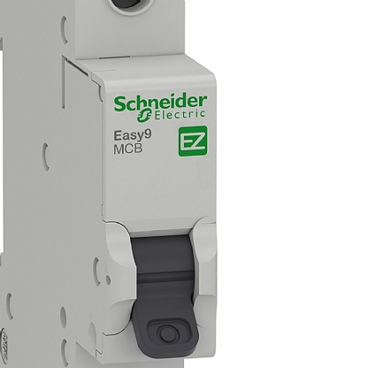 Disjuntor Mini Din Unipolar 6A Curva C 3Ka 230/400V EZ9F33106 - Schneider Electric