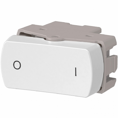 Módulo Interruptor Bipolar Simples 10A Miluz Branco Polar - Schneider Electric