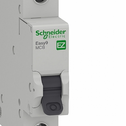 Disjuntor Mini Din Unipolar 4A Curva C 3Ka 230/400V EZ9F33104 - Schneider Electric