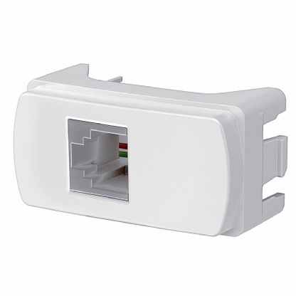 Módulo Tomada Telefone RJ11 2 Fios Miluz Branco - Schneider Electric