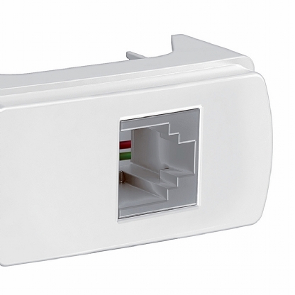 Módulo Tomada Telefone RJ11 2 Fios Miluz Branco - Schneider Electric