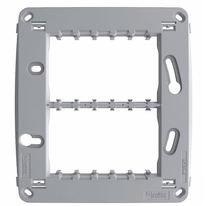 Suporte 6 Postos Horizontal 4X4 Miluz - Schneider Electric