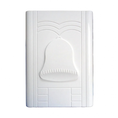 Campainha Musical Com Fio Branco 127V Ding Dong Modelo Sino - Dni