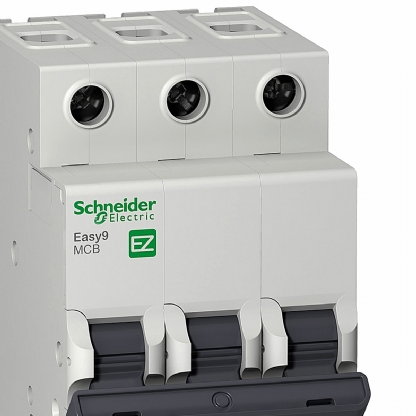 Disjuntor Mini Din Tripolar 63A Curva B 3Ka 230/400V EZ9F13363 - Schneider Electric