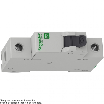Disjuntor Mini Din Unipolar 25A Curva C 3Ka 230/400V EZ9F33125 - Schneider Electric