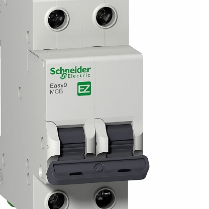 Disjuntor Mini Din Bipolar 6A Curva C 3Ka 230/400V EZ9F33206 - Schneider Electric