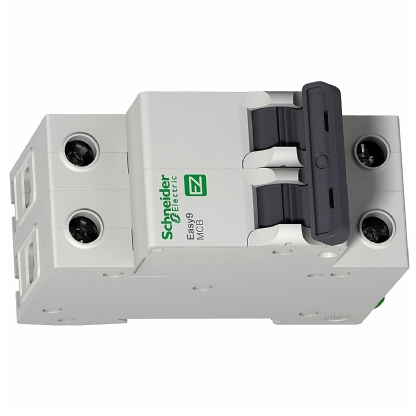 Disjuntor Mini Din Bipolar 6A Curva C 3Ka 230/400V EZ9F33206 - Schneider Electric