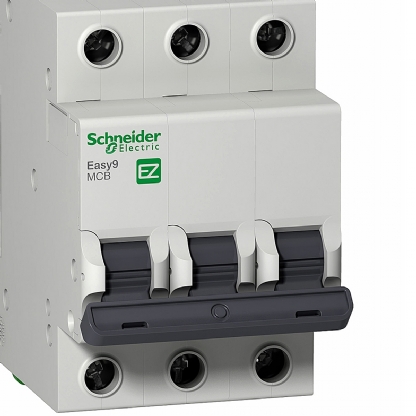 Disjuntor Mini Din Tripolar 16A Curva C 3Ka 230/400V EZ9F33316 - Schneider Electric
