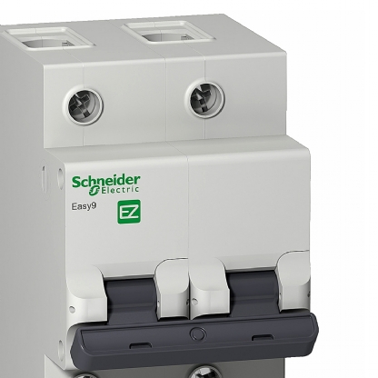 Disjuntor Mini Din Bipolar 80A Curva C 4,5Ka 230/400V EZ9F33280 - Schneider Electric