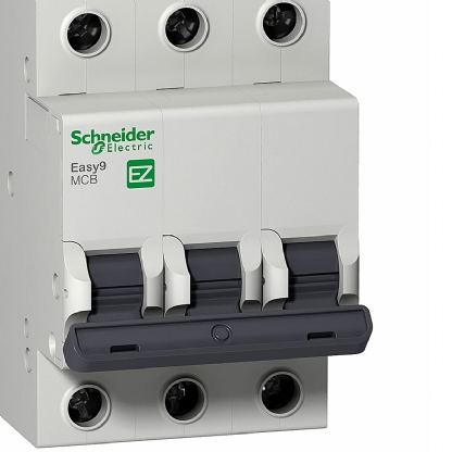 Disjuntor Mini Din Tripolar 63A Curva C 3Ka 230/400V EZ9F33363 - Schneider Electric