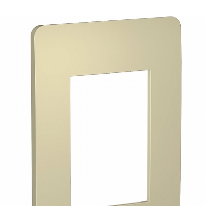 Placa Acabamento 3 Postos Horizontal 4X2 Orion Horizon Gold - Schneider Electric