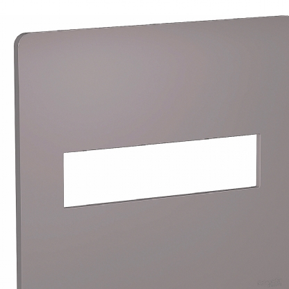 Placa Acabamento 2 Postos 4X4 Orion Axis Grey - Schneider Electric