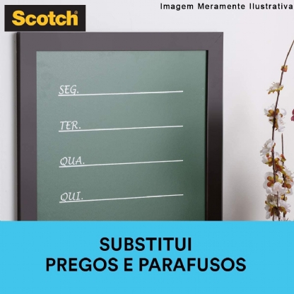 Fita Dupla Face 24mm 2 Metros Transparente Scotch Fixa Forte HB004420194 - 3M Do Brasil