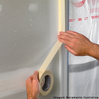 Fita Crepe 18mm 50 Metros Branco Uso Industrial 2352 HB004193189 - 3M Do Brasil