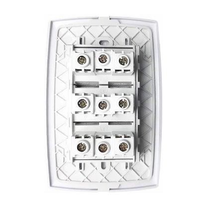 Conjunto 1 Interruptor Paralelo + 2 Tomada 20A 4X2 Home Branco - Blux