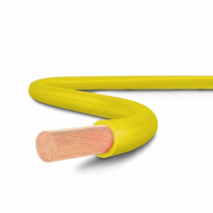 Cabo Flexível 750V PVC 4,00mm Amarelo 100 Metros - Cobrecom