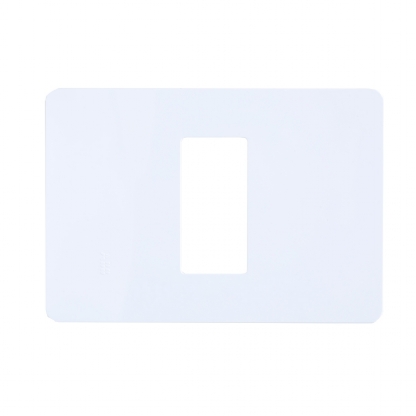 Placa Acabamento Horizontal 4X2 Unno Branco - ABB