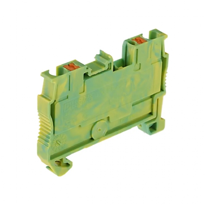 Conector Borne Passagem Terra 2 Conexões 2,50mm Verde/Amarela PT 2,5-PE - Phoenix