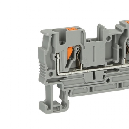 Conector Borne Passagem 2 Conexões 4,00mm 800V Cinza PT 4 - Phoenix