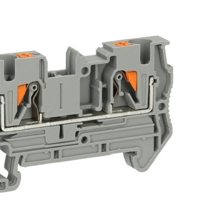 Conector Borne Passagem 2 Conexões 4,00mm 800V Cinza PT 4 - Phoenix