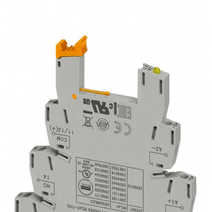 Base Para Relé Trilho Din Terminal Parafuso Plc-Bsc-24DCom 1 PLC-BSC- 24DC/21 - Phoenix