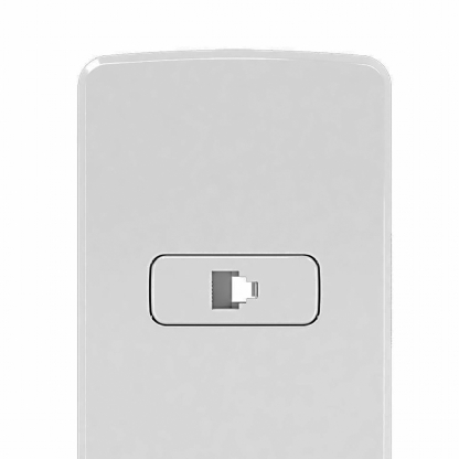 Conjunto 1 Tomada Telefone RJ11 Horizontal 4X2 Composé Branco - WEG