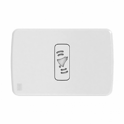 Conjunto Campainha Cigarra Horizontal 10A Bivolt Com Placa 4X2 Branco Compose 13272775 - WEG